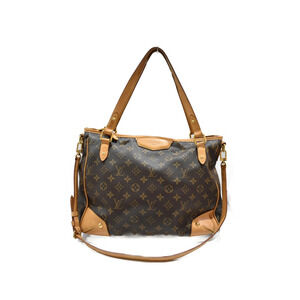 LOUIS VUITTON Estrella Monogram Brown Beige Canvas Tote Bag Maternity Shoulder
